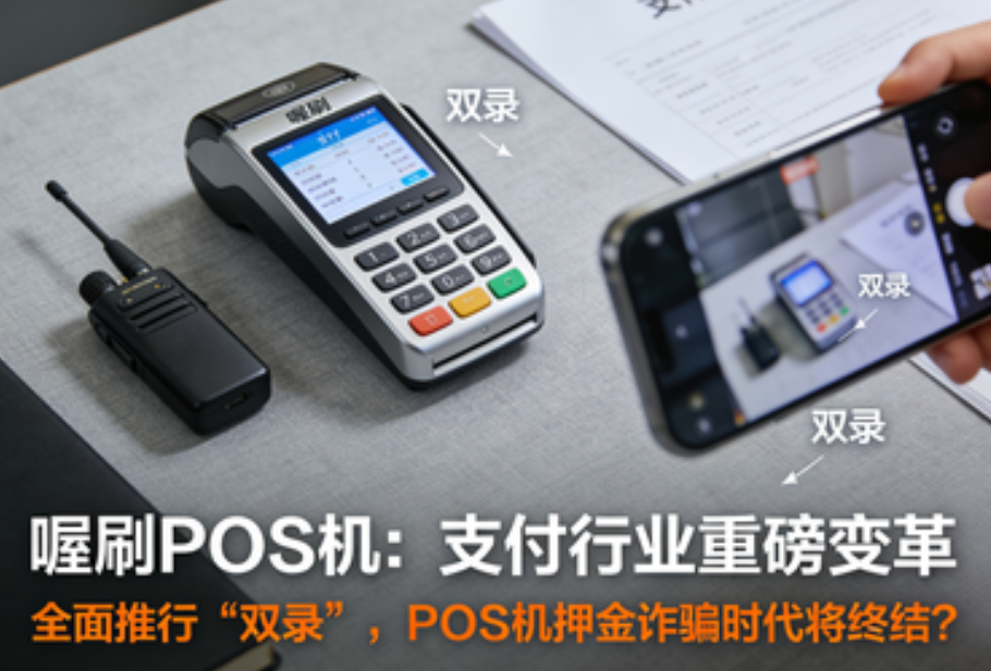喔刷POS机：支付行业重磅变革-全面推行“双录”，POS机押金诈骗时代将终结？