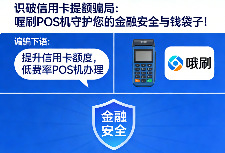 识破信用卡提额骗局:喔刷POS机守护您的金融安全与钱袋子!