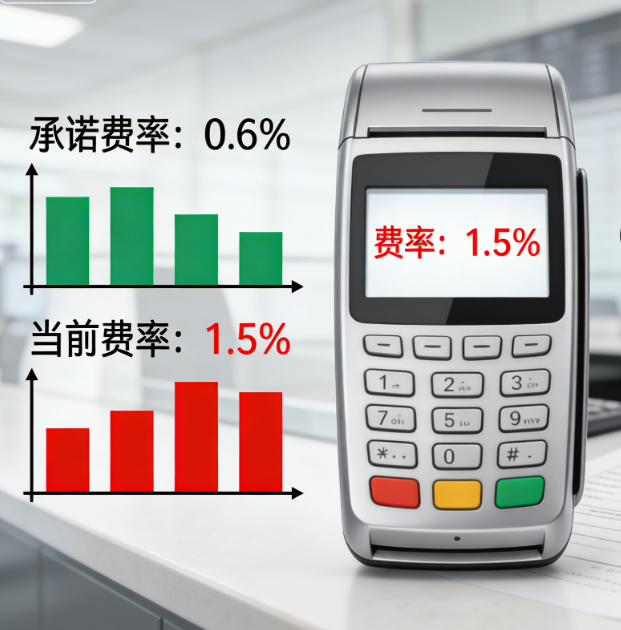 喔刷POS机费率暴涨真相揭秘：承诺永不涨价为何集体疯涨？