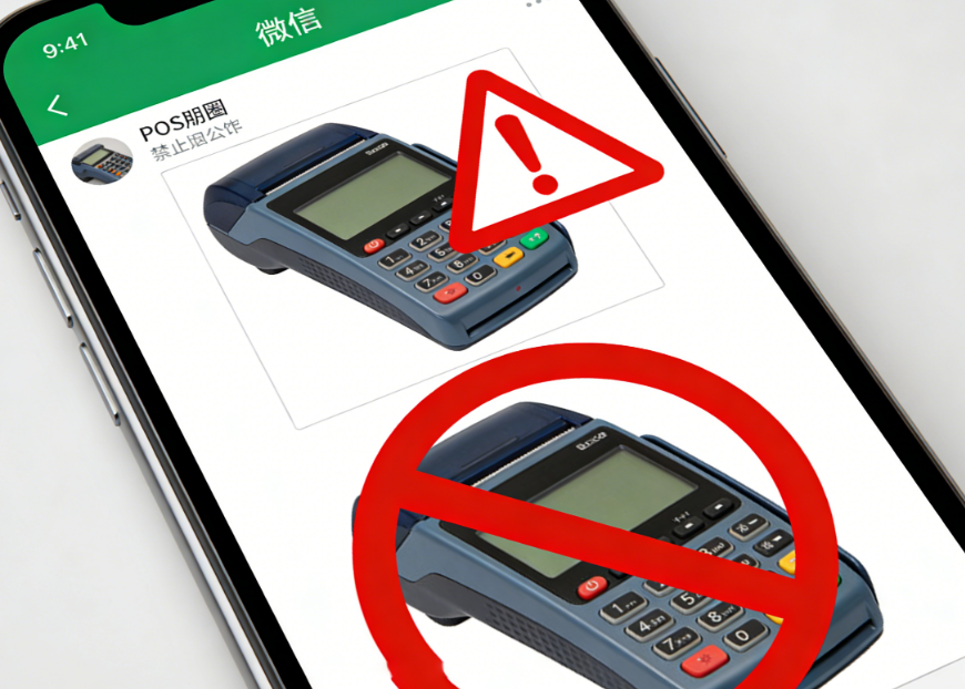 微信朋友圈发POS机将被封号？