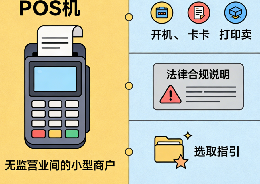 没有营业执照怎么办喔刷POS机？合法吗？一文讲透，小微商户必收藏！