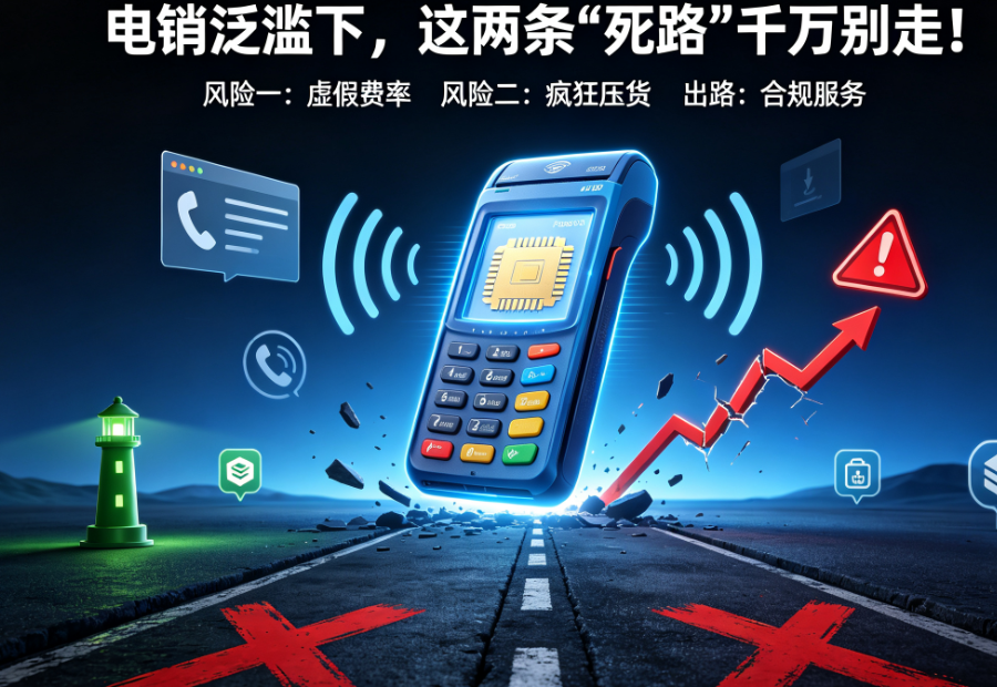 喔刷POS机代理转型:电销泛滥下,这两条“死路”千万别走!