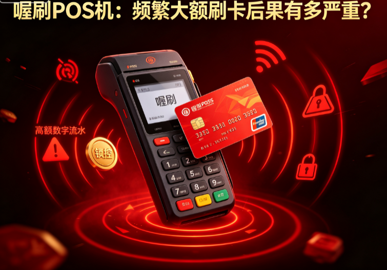 喔刷POS机：频繁大额刷卡后果有多严重？