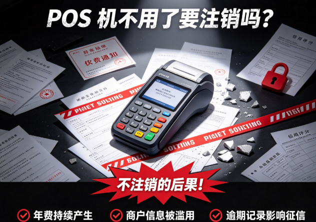 POS机不用了要注销吗？不注销的后果！